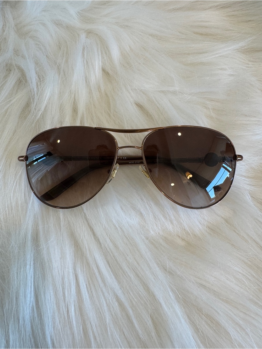 Versace Aviator Sunglasses - Bronze